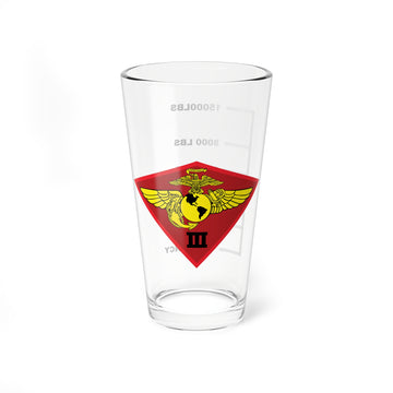 Copy of 3rd MAW Fuel Low Pint Glass, Marine Aircraft Wing