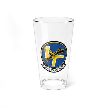 Hippy's Goodness Personalized VP-62 Broadarrows NFO Wings Pint Glass