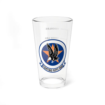 VF-51 Screaming Eagles Fuel Low Pint Glass