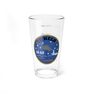 SH-60F "OceanHawk" CV HELO Logo Fuel Low Pint Glass, Navy ASW Helicopter Support Carrier Operations - Shop at Hippy's Goodness