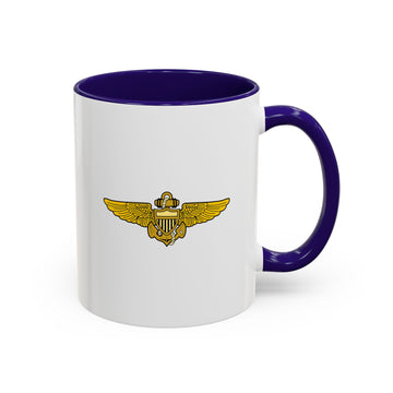 BeRad Personalized Naval Aviator 10oz. Mug, Navy, Marines, Aviation, Wings, Veteran, Jets, Helicopter, P-3, H-60, F/A-18, F-14, Ea-6b, P-8