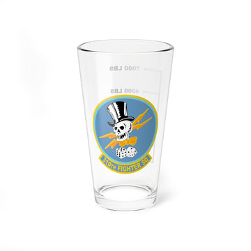 310th Fighter Squadron Fuel Low Pint Glass