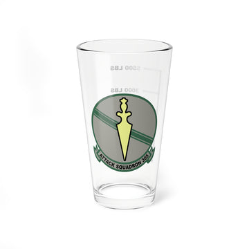 VA-305 Hackers Green Fuel Low Pint Glass