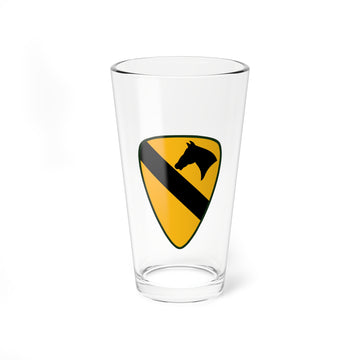 1st Cavalry Division "First Team" Pint Glass, US Army Combined Arms Division - Shop Hippy's Goodness