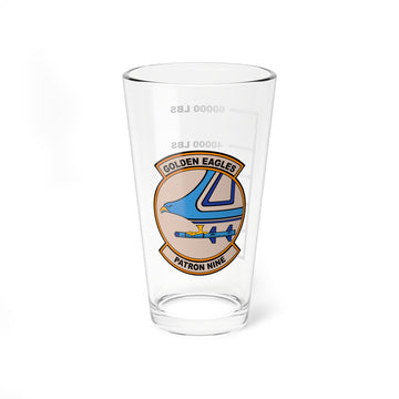 VP-9 "Golden Eagles" Fuel Low Pint Glass, 1Navy Maritime Patrol Squadron flying the P-3 Orion - Shop Hippy's Goodness