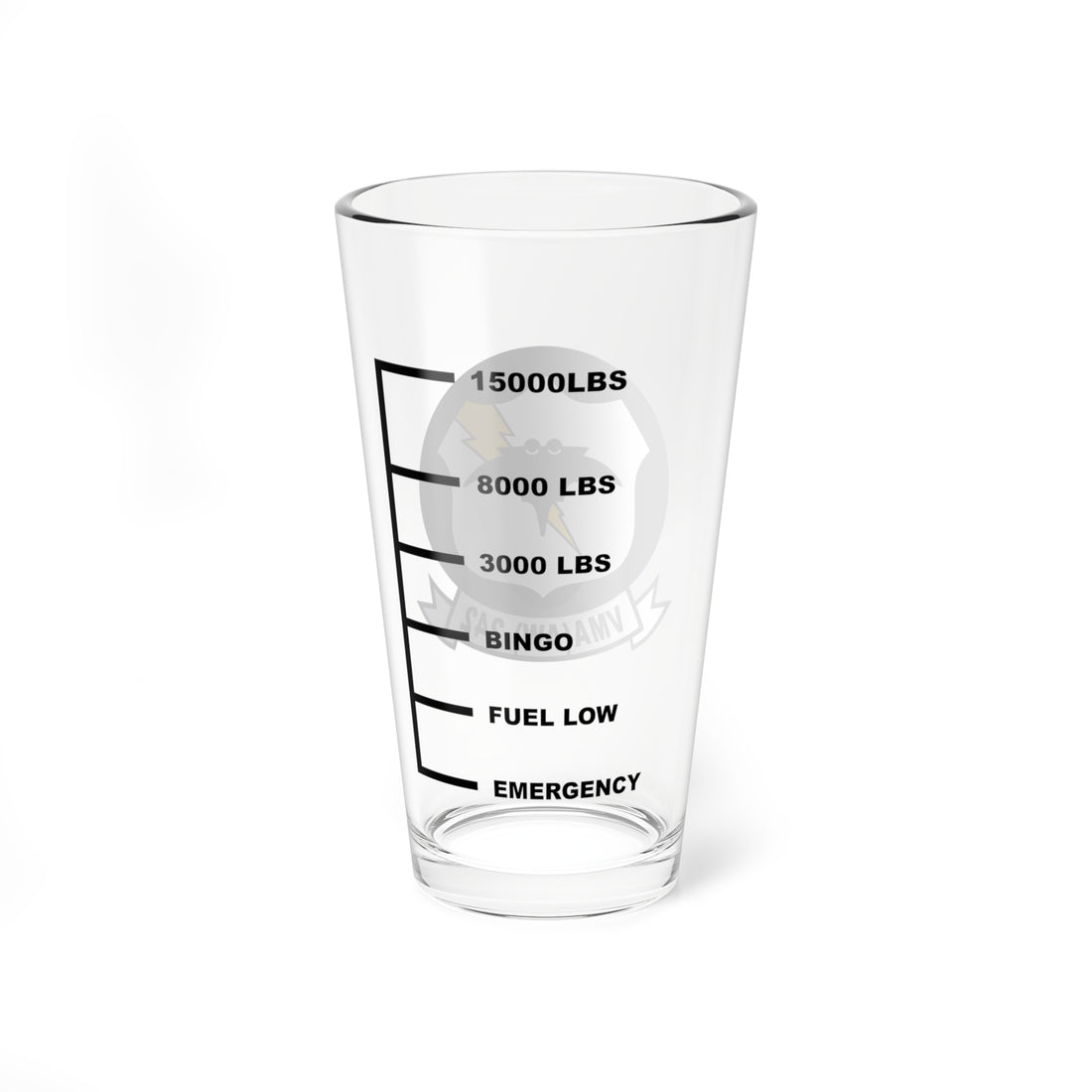 VMA(AW)-242 "Bats" Logo Fuel Low Pint Glass, Marine Attack Squadron flying the A-6 Intruder - Shop at Hippy's Goodness