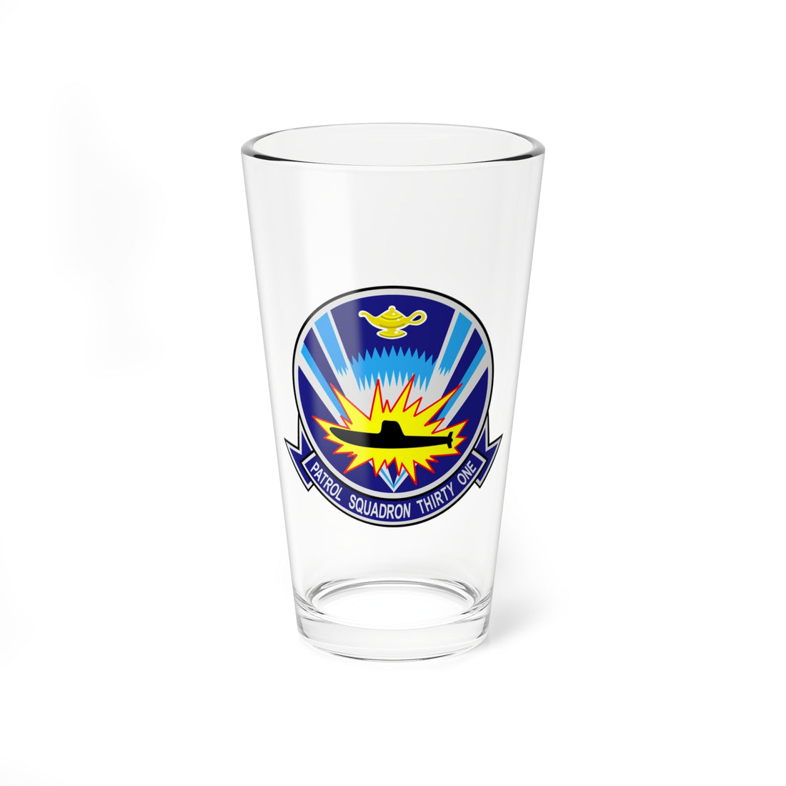 Hippy's Goodness VP-31 Black Lightnings NFO Wings Pint Glass