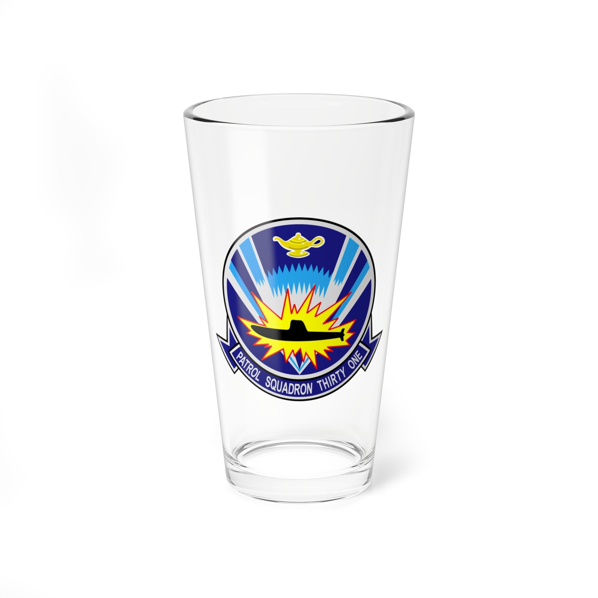 Hippy's Goodness VP-31 Black Lightnings NFO Wings Pint Glass