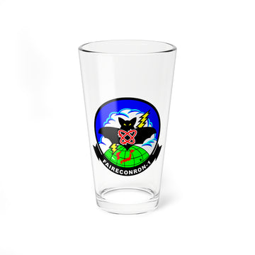 VQ-1 [Legacy Logo] World Watchers NFO Pint Glass, Navy Fleet Air Reconnaissance Squadron Flying the EP-3 Aries II - Shop at Hippy's Goodness