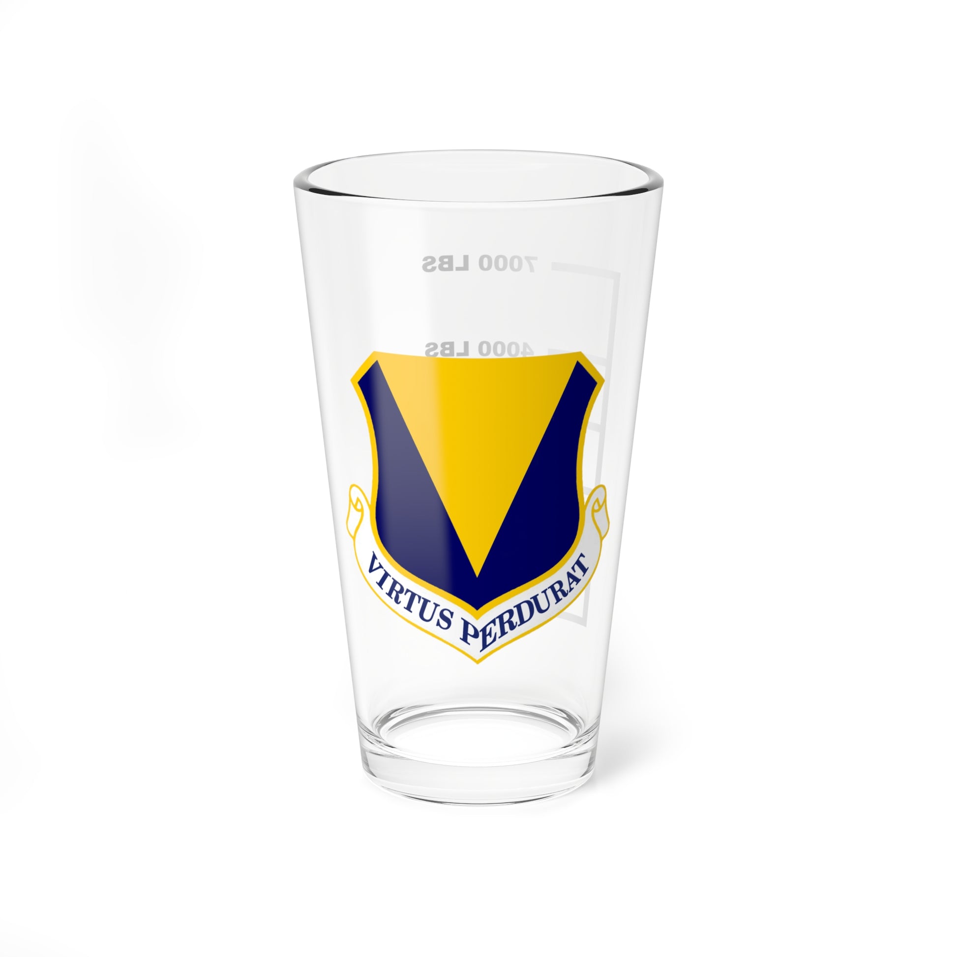 Hippy's Goodness 86th Tactical Fighter Wing Fuel Low Pint Glass