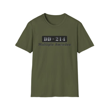 DD-214 Multiple Awardee Tee - I Quit Once, I Can Quit Again - Shop at Hippy's Goodness