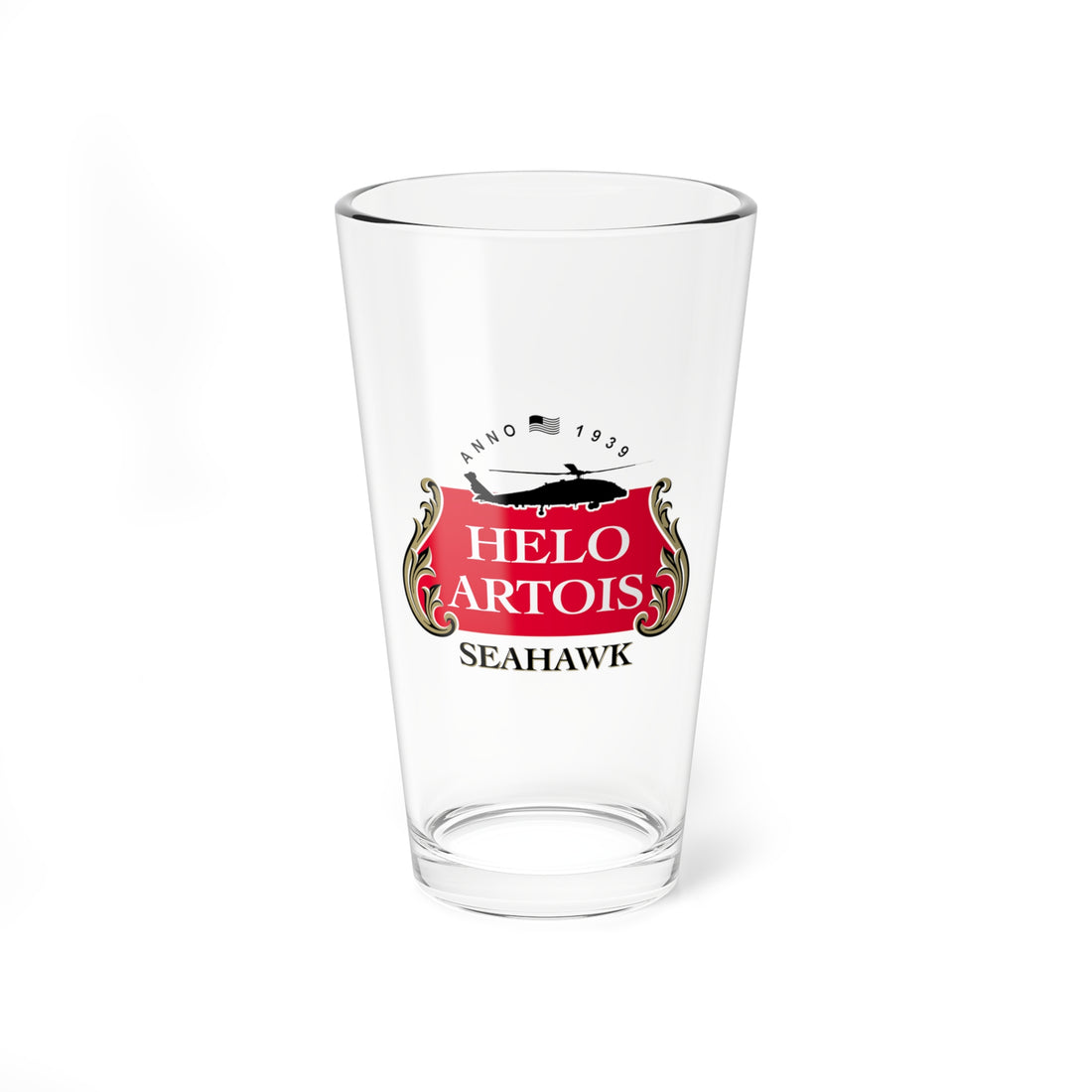 SH-60B Helo Artois Low Pint Glass