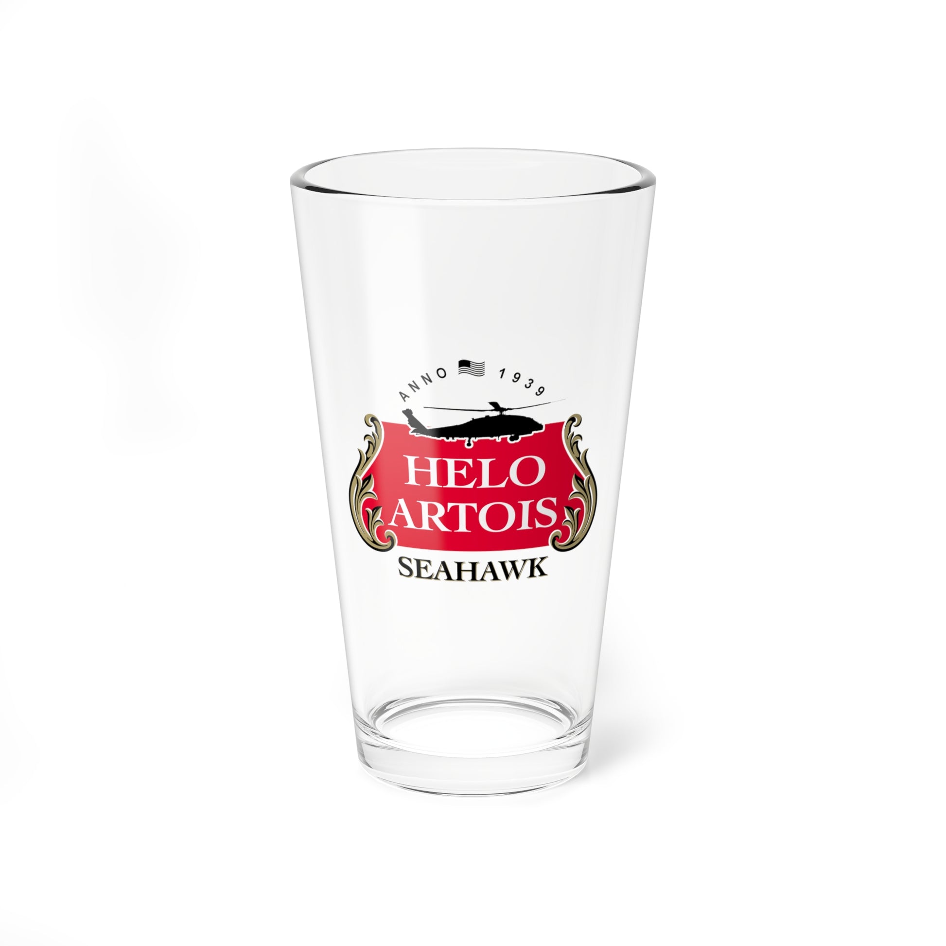 SH-60B Helo Artois Low Pint Glass