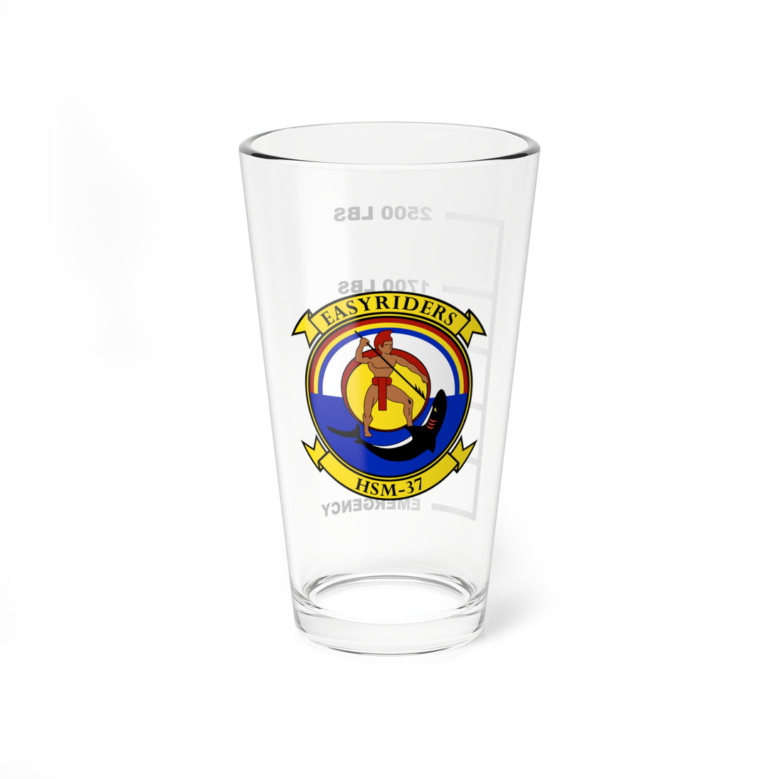 HSL-37 Easyriders Fuel Low Pint Glass Mixing Glass 16oz