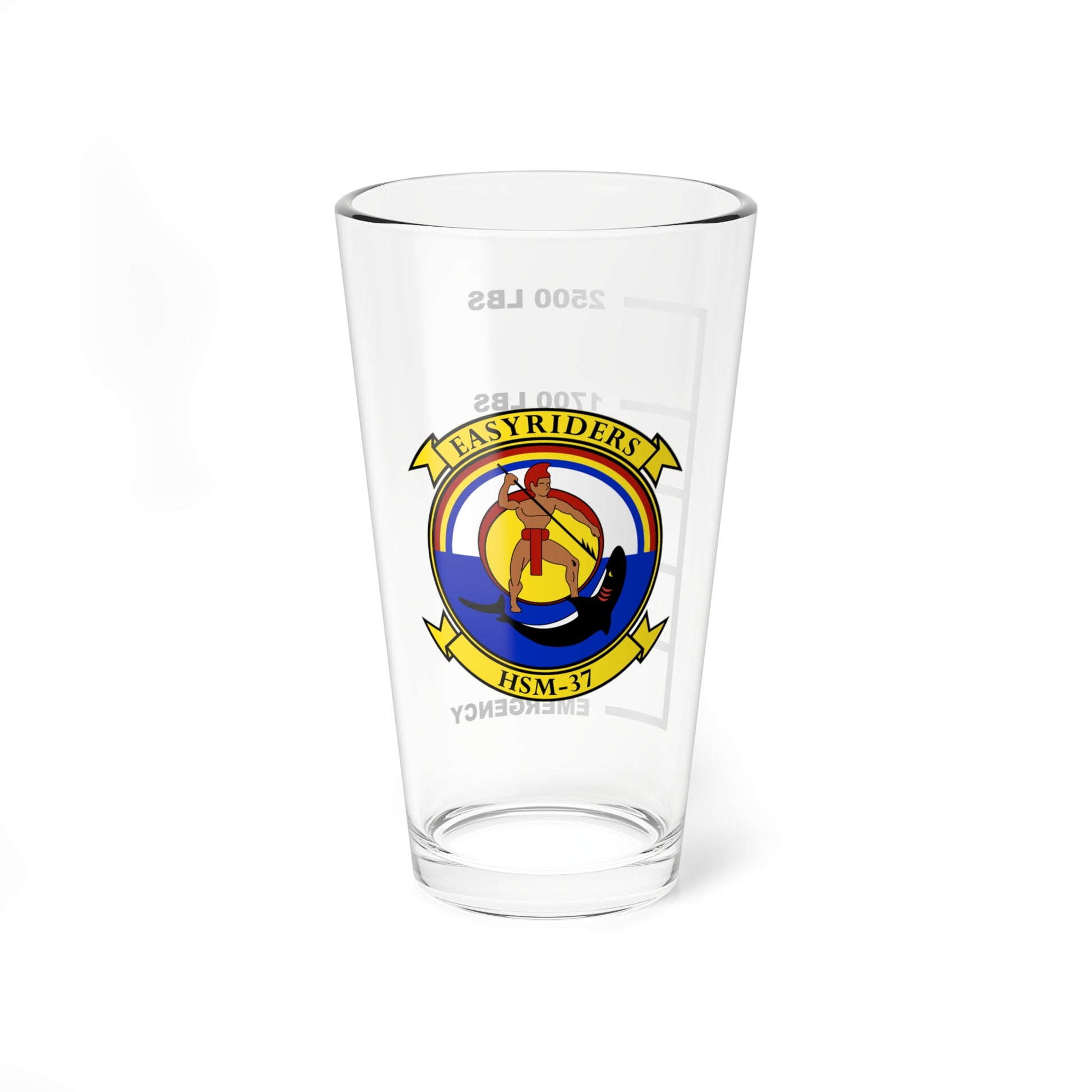 HSL-37 Easyriders Fuel Low Pint Glass Mixing Glass 16oz