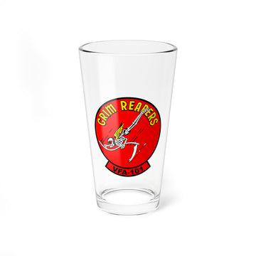 VFA-101 "The Grim Reapers" Pint Glass, Navy Fleet Replacement Squadron Flying the F-35 Lightning II - Shop at Hippy's Goodness