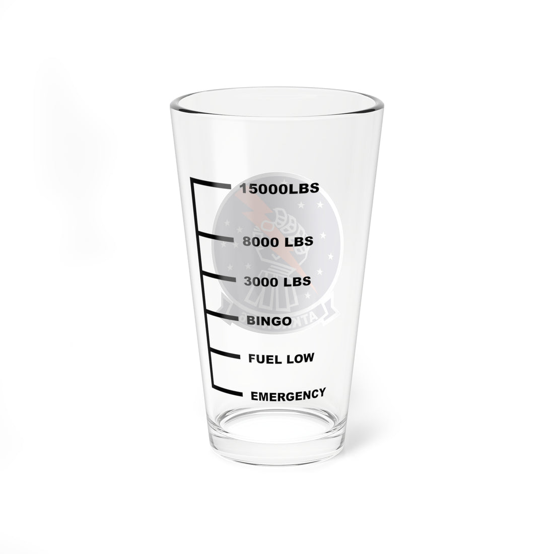 Copy of VA-176 "Blue Thunderbolts" Fuel Low Pint Glass