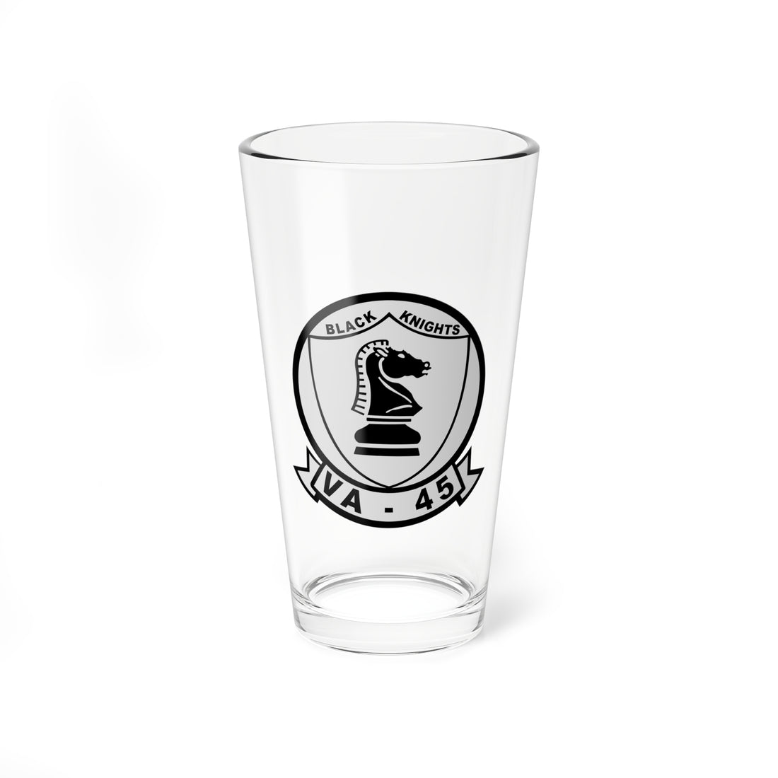 VA-45 Black Knights US Navy Attack Squadron Pint Glass