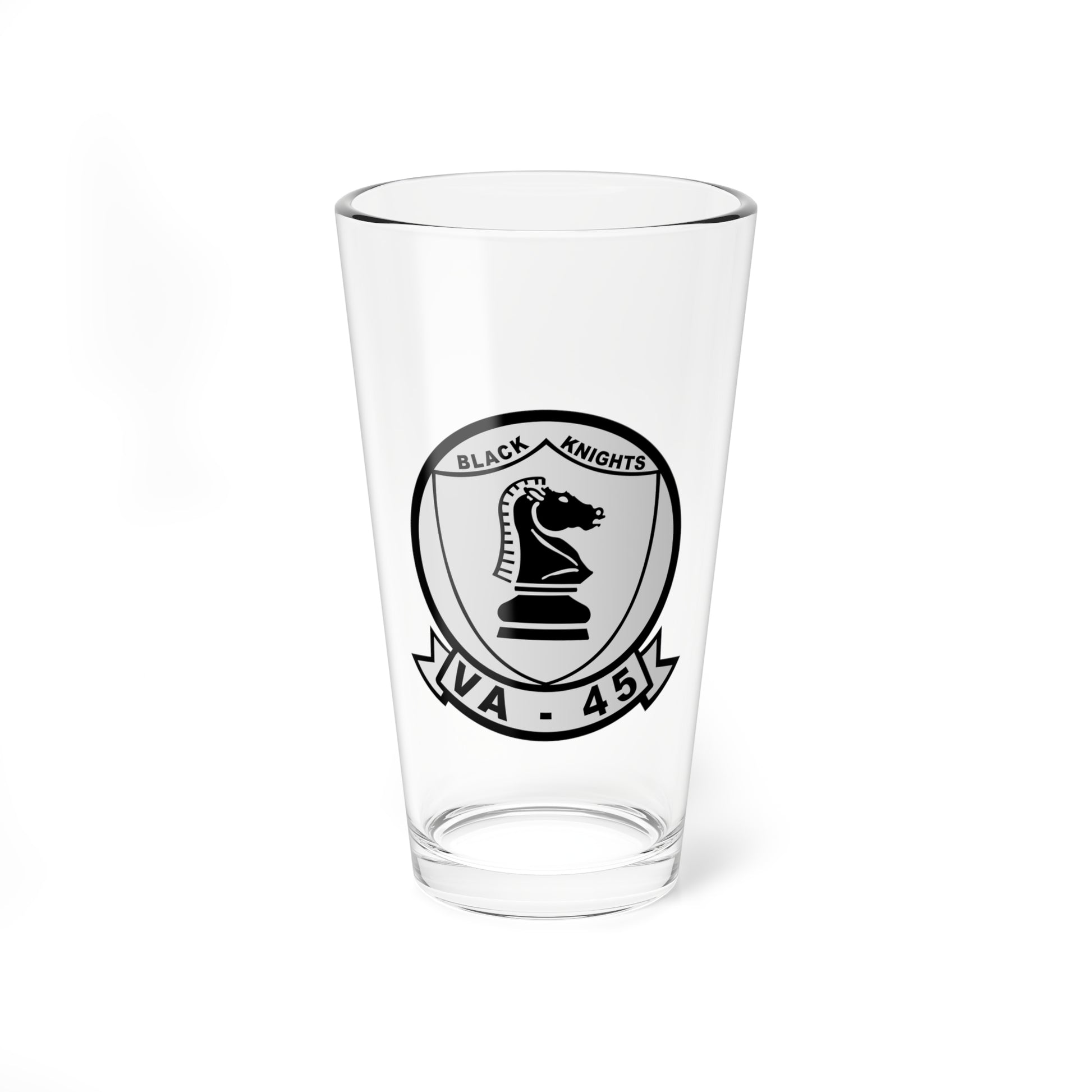 VA-45 Black Knights US Navy Attack Squadron Pint Glass