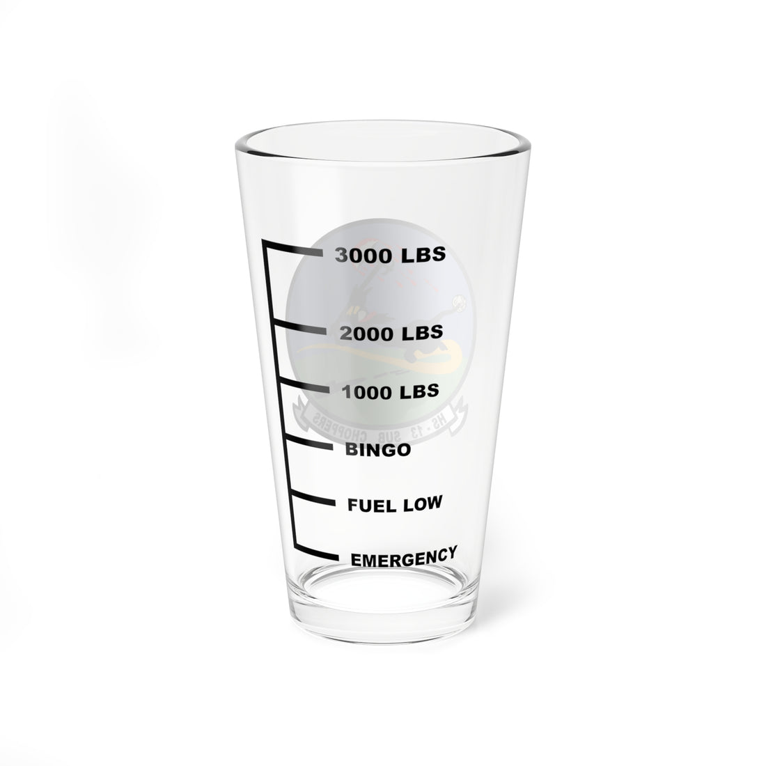HS-13 Sub Chopper Pint Glass