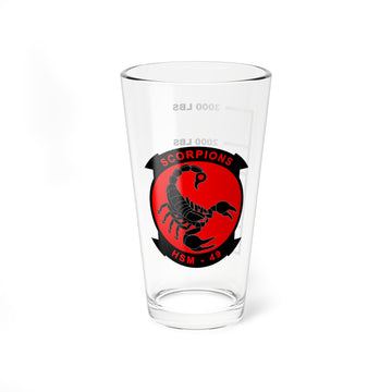 HSM-49 Scorpions Fuel Low Pint Glass