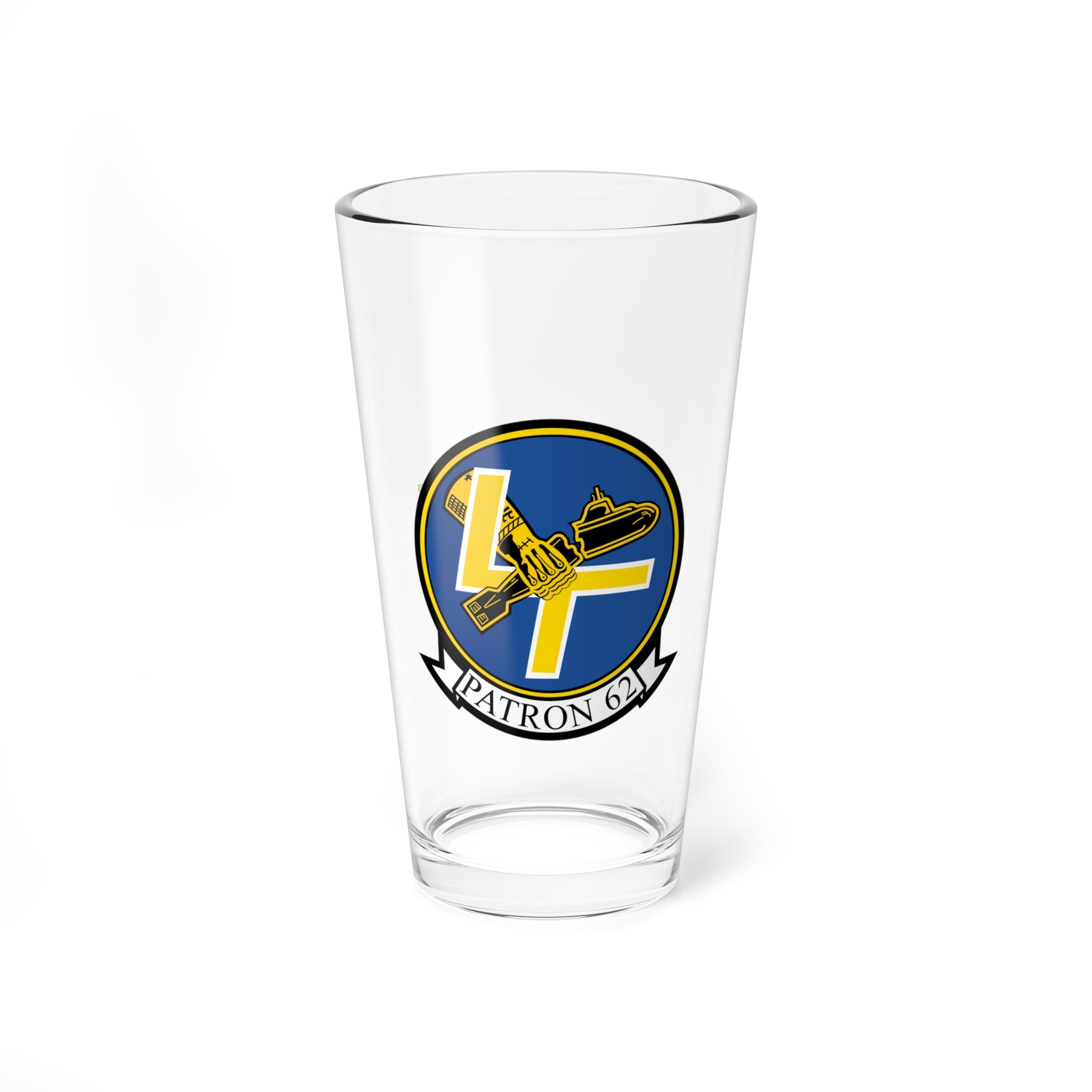 Hippy's Goodness Personalized VP-62 Broadarrows NFO Wings Pint Glass