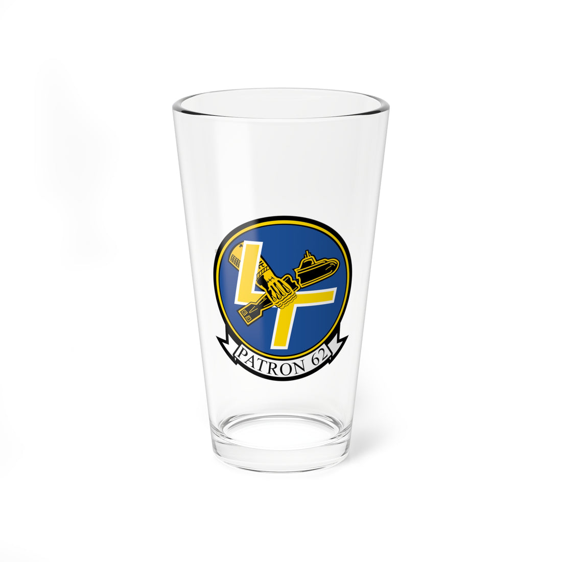 Hippy's Goodness Personalized VP-62 Broadarrows NFO Wings Pint Glass