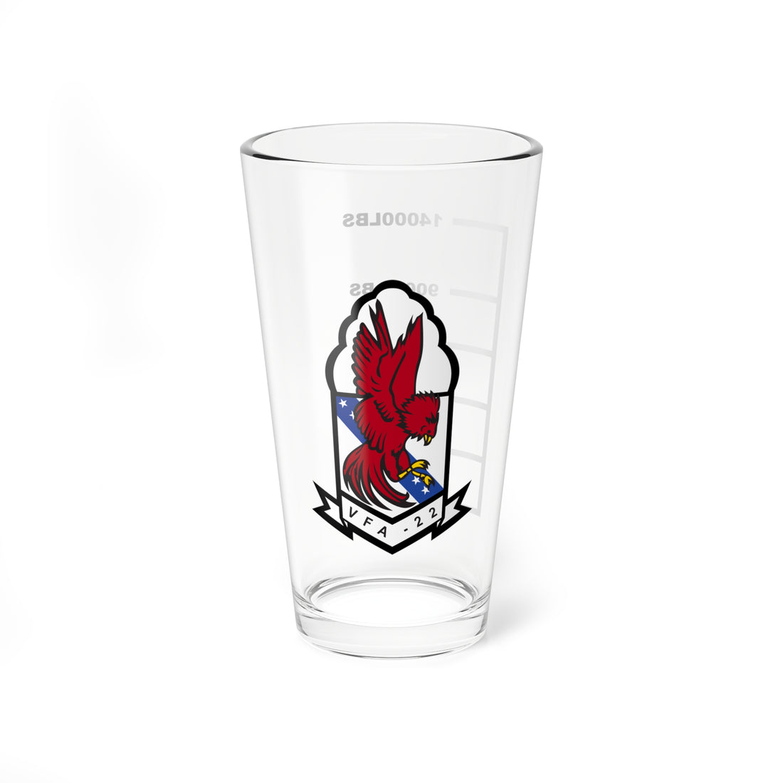 VFA-22 Fighting Redcocks AD2 Pint Glass