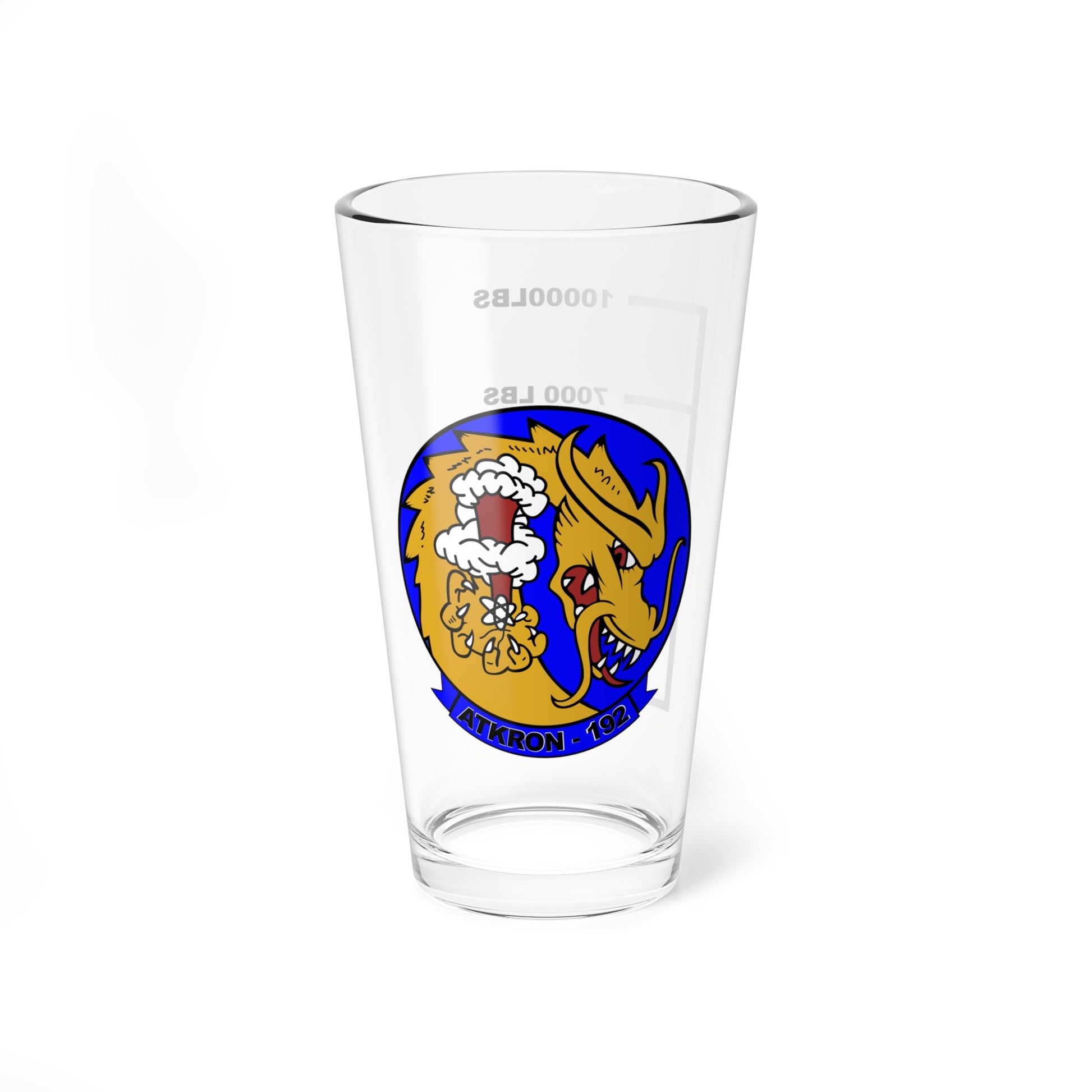 VA-192 Golden Dragons Fuel Low Pint Glass