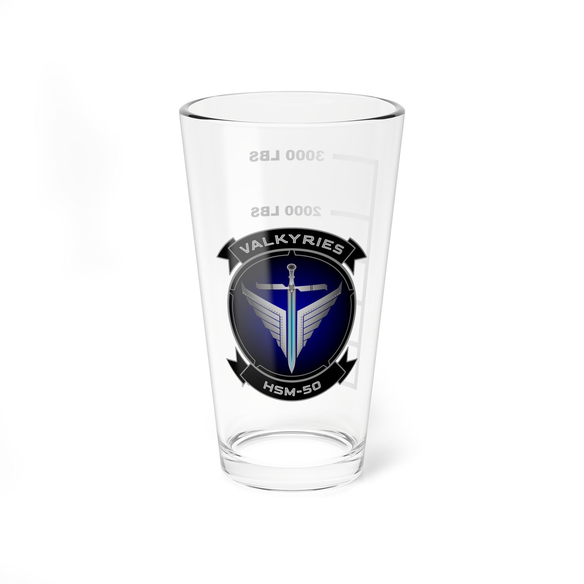 HSM-50 Valkyries Pint Glass