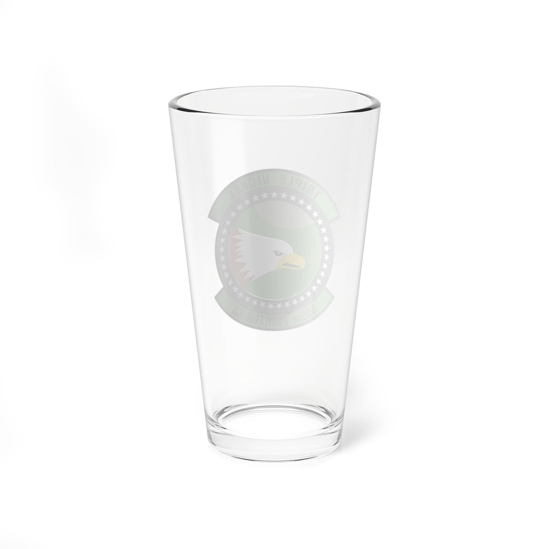 555th Fighter Squadron Pint Glass, USAF Fighter Squadron flying the F-16 Fighting Falcon