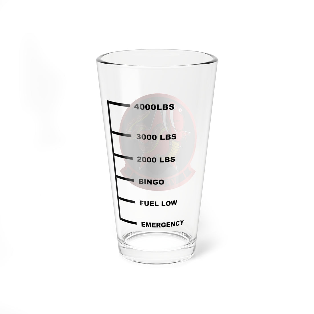 VFC-204 River Rattlers Fuel Low Pint Glass