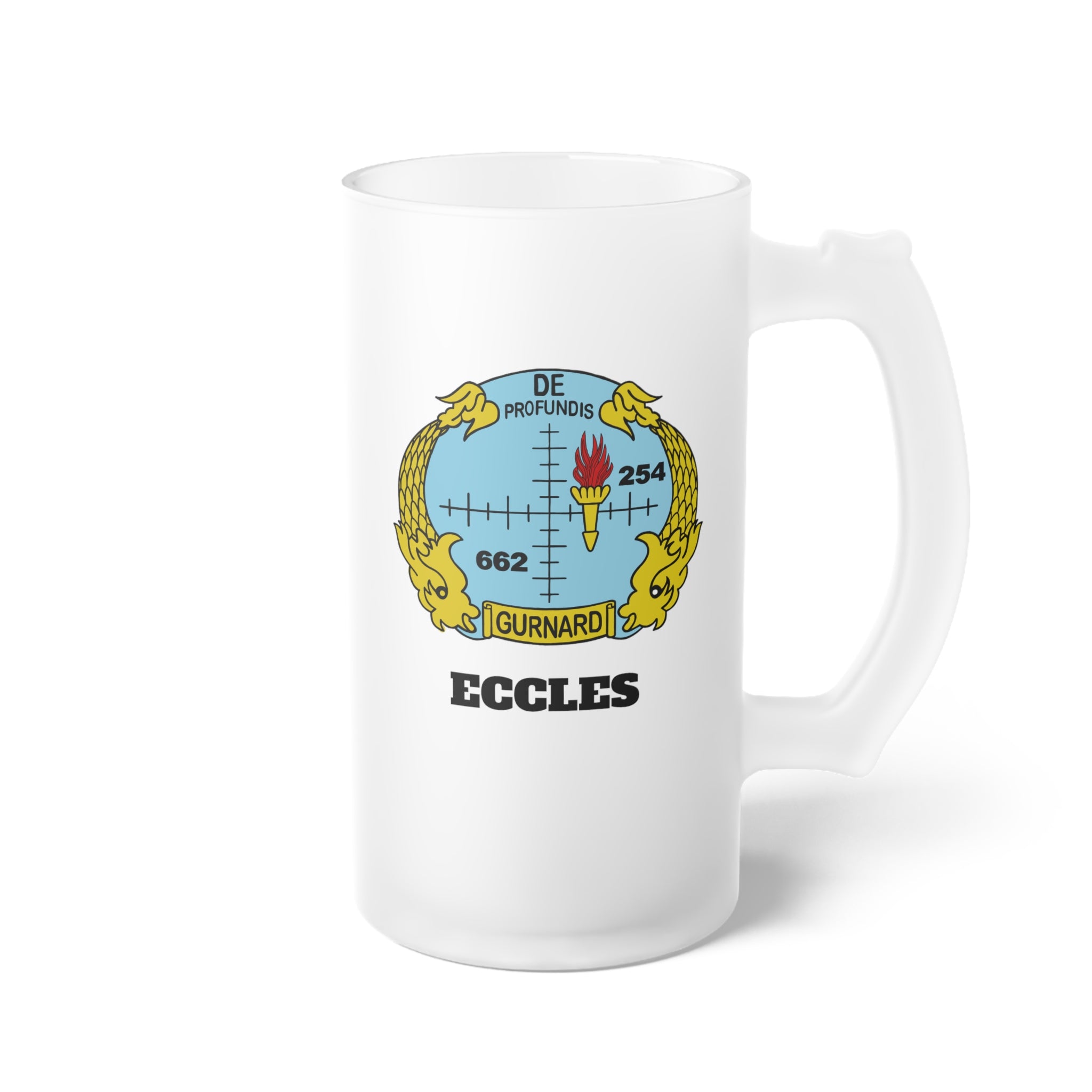 USS Gurnard SSN-662 Crush Depth Frosted Glass Beer Mug – Submarine Force | Hippy's Goodness