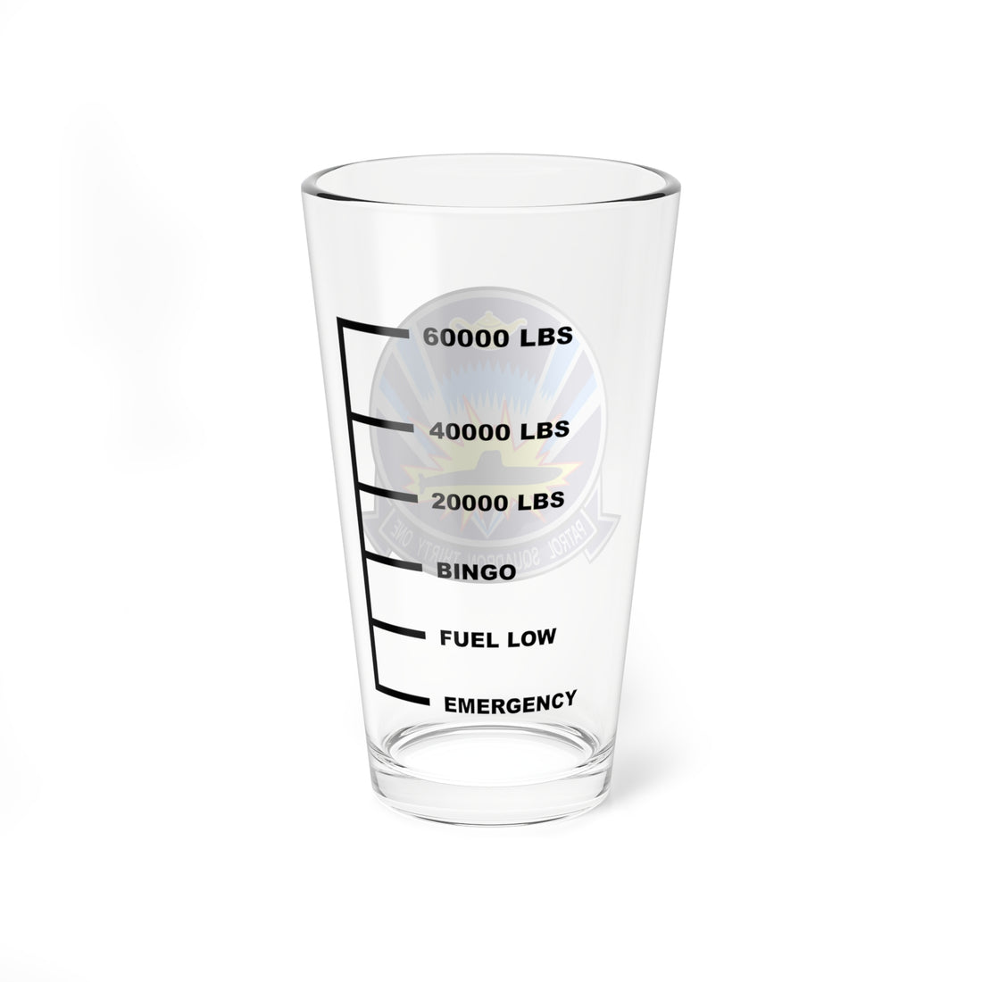 Hippy's Goodness VP-31 Black Lightinings Fuel Low Pint Glass