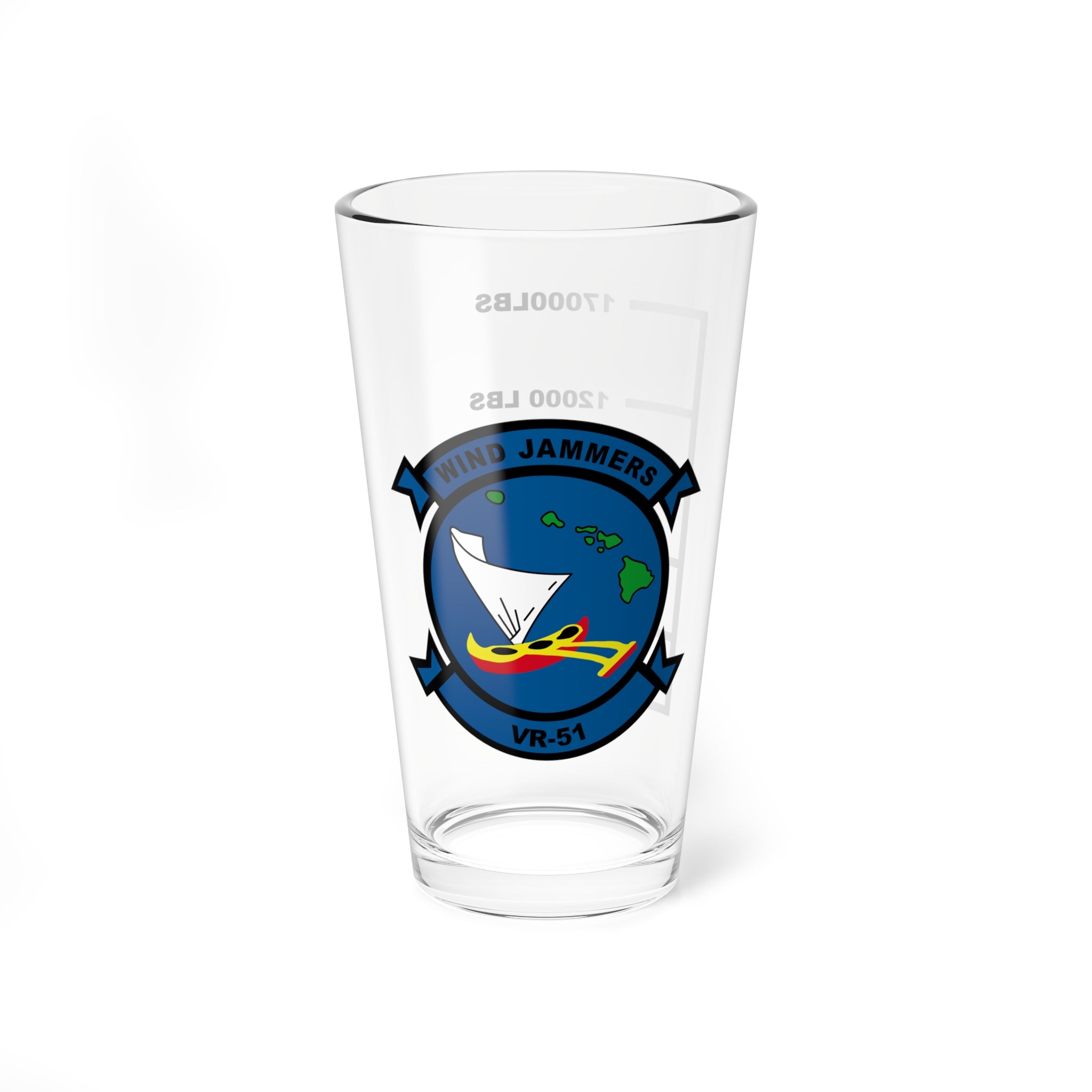 VR-51 Windjammers Fuel Low Pint Glass