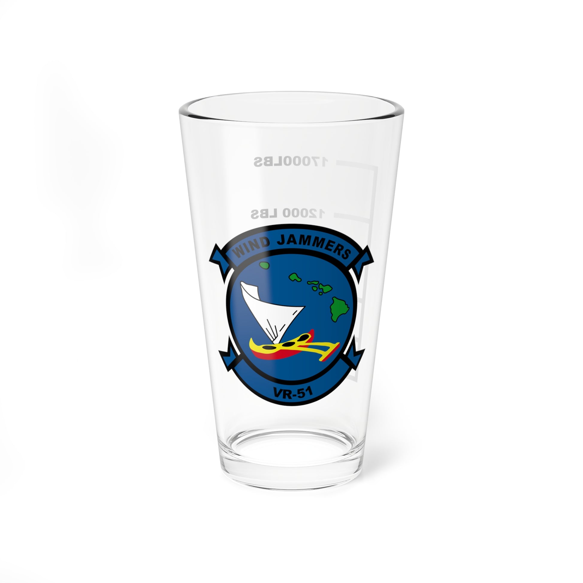VR-51 Windjammers Fuel Low Pint Glass