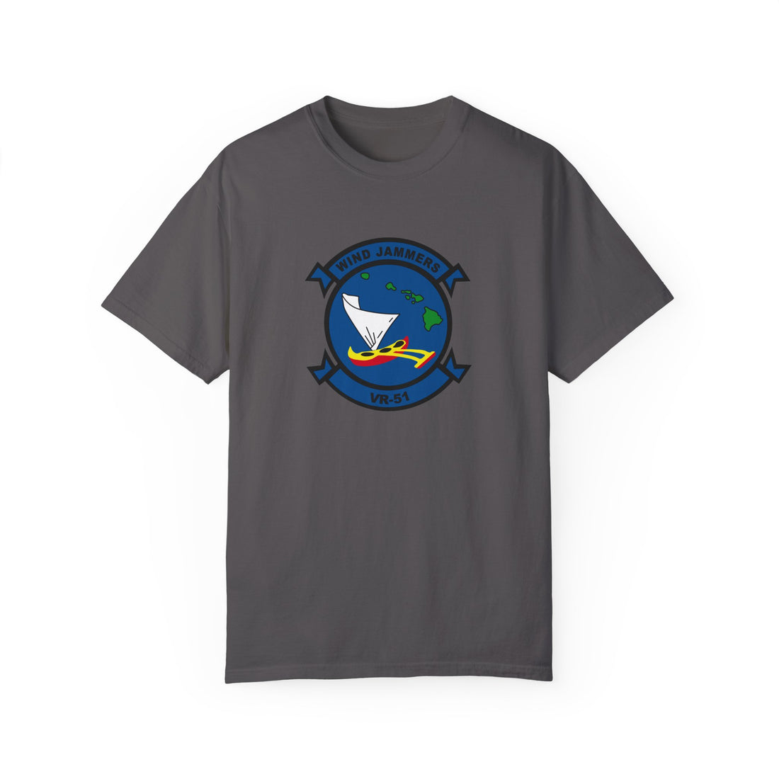 VR-51 Windjammers Squadron Patch T-Shirt - Navy Reserve Fleet Logistics Support Squadron Flying the C-40A Clipper - Shop at Hippy's Goodness