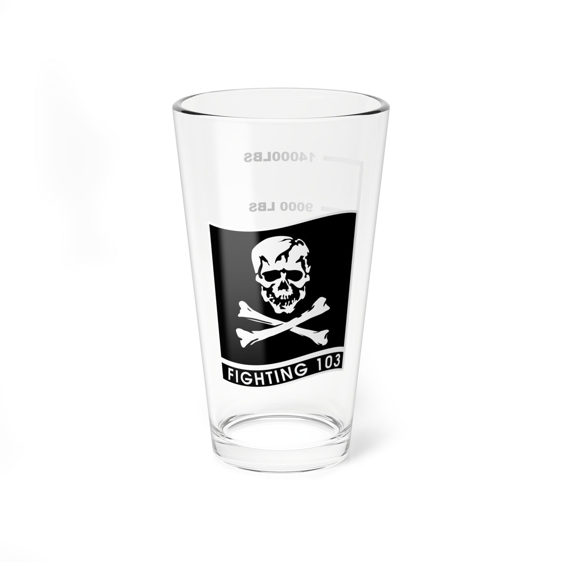 VFA-103 Jolly Rogers Fuel Low Pint Glass