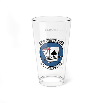 VS-28 "Gamblers" Fuel Low Pint Glass