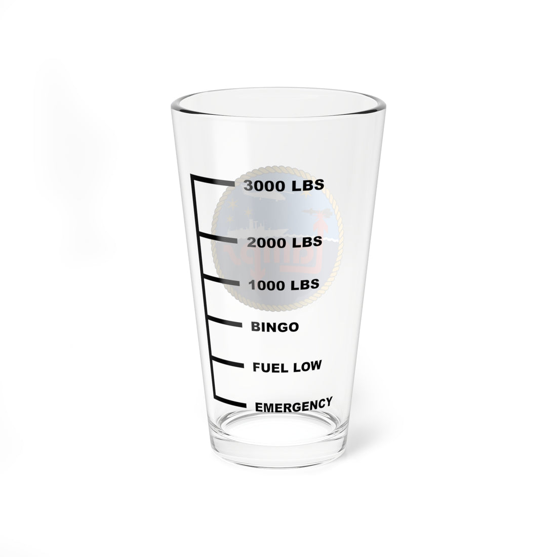 LAMPS MK III Fuel Low Pint Glass Mixing Glass 16oz