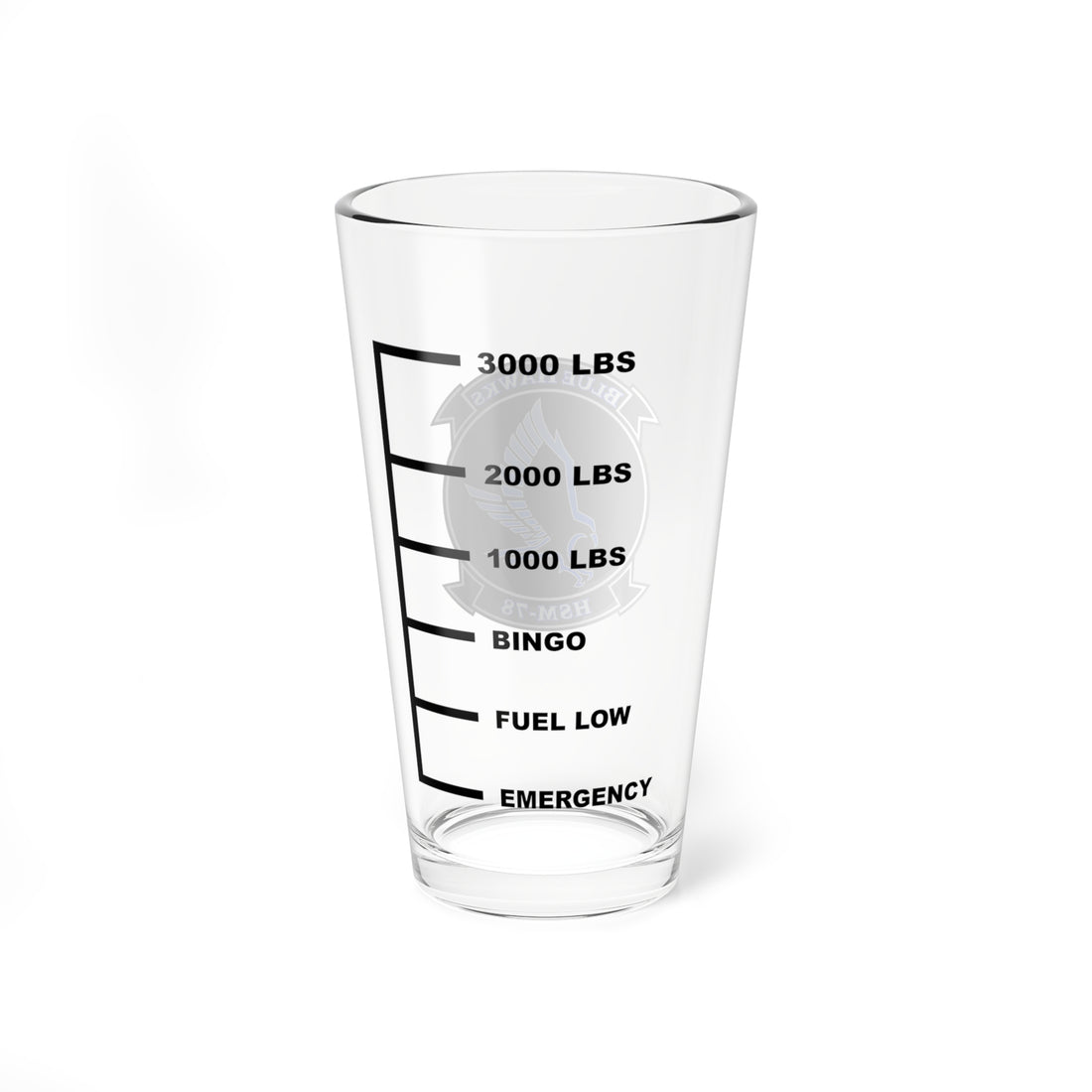 HSM-78 Blue Hawks Fuel Glass