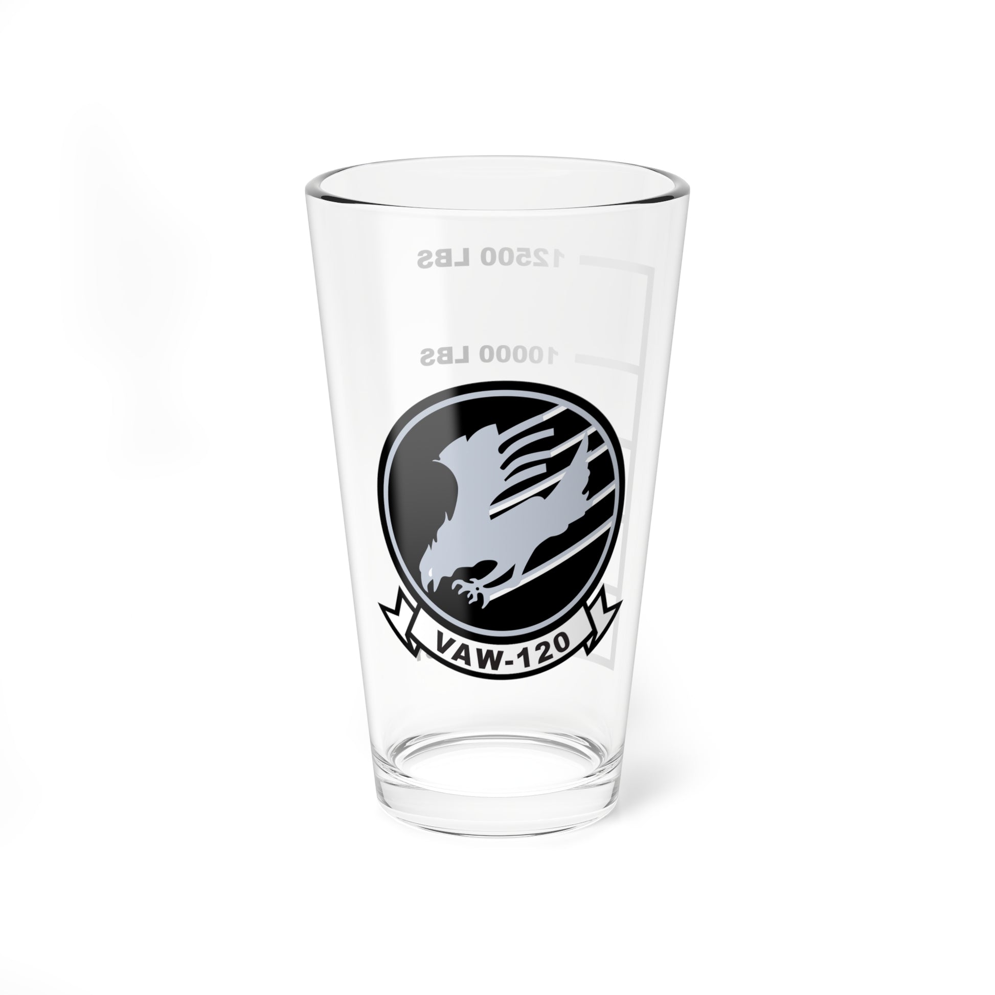 VAW-120 Grey Hawks Fuel Low Pint Glass