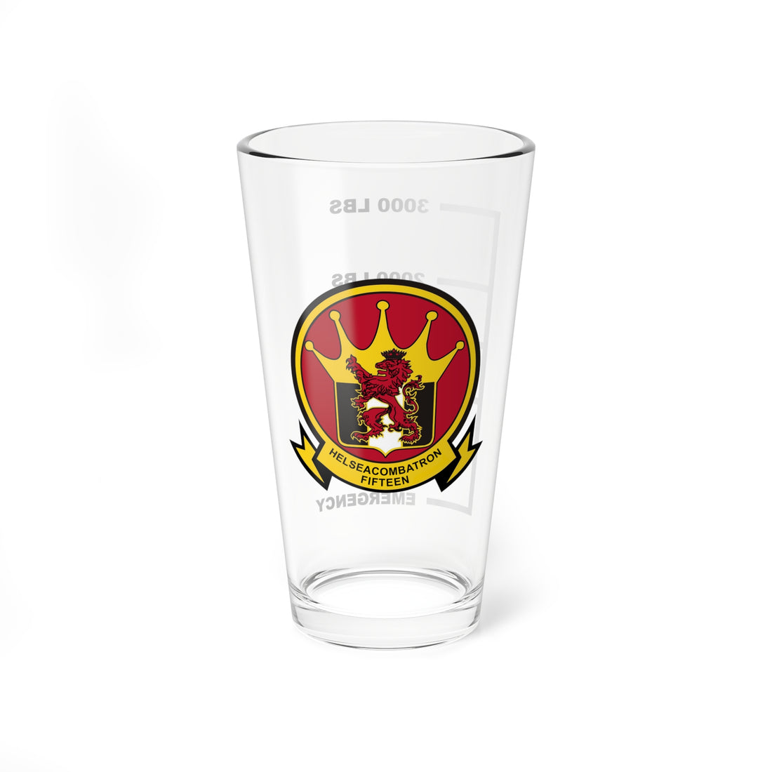 HSC-15 Red Lions Fuel Low Pint Glass