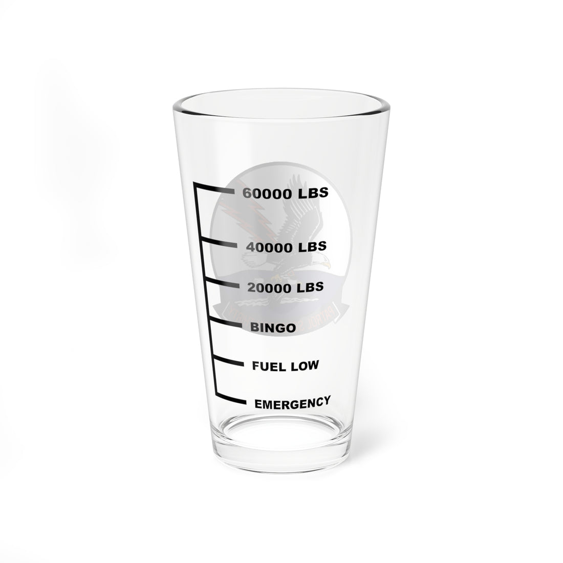 VP-30 Fuel Low Pint Glass 16oz