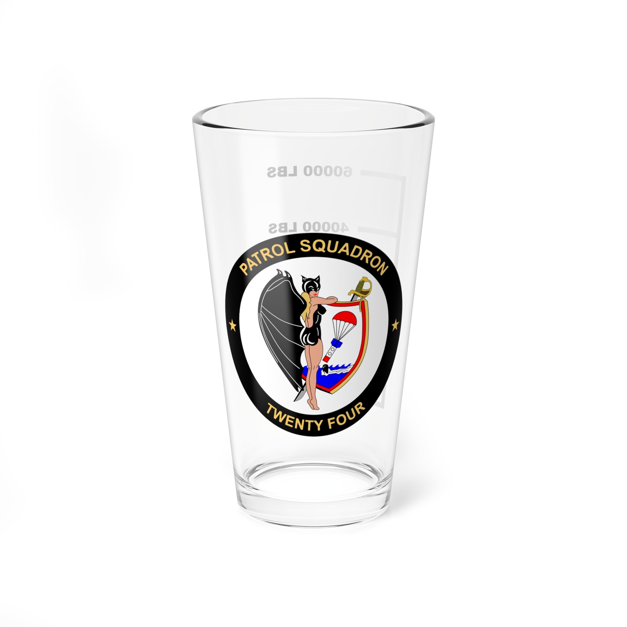 VP-24 Batmen Fuel Low Pint Glass, Navy Maritime Patrol Squadron - Shop at Hippy's Goodness
