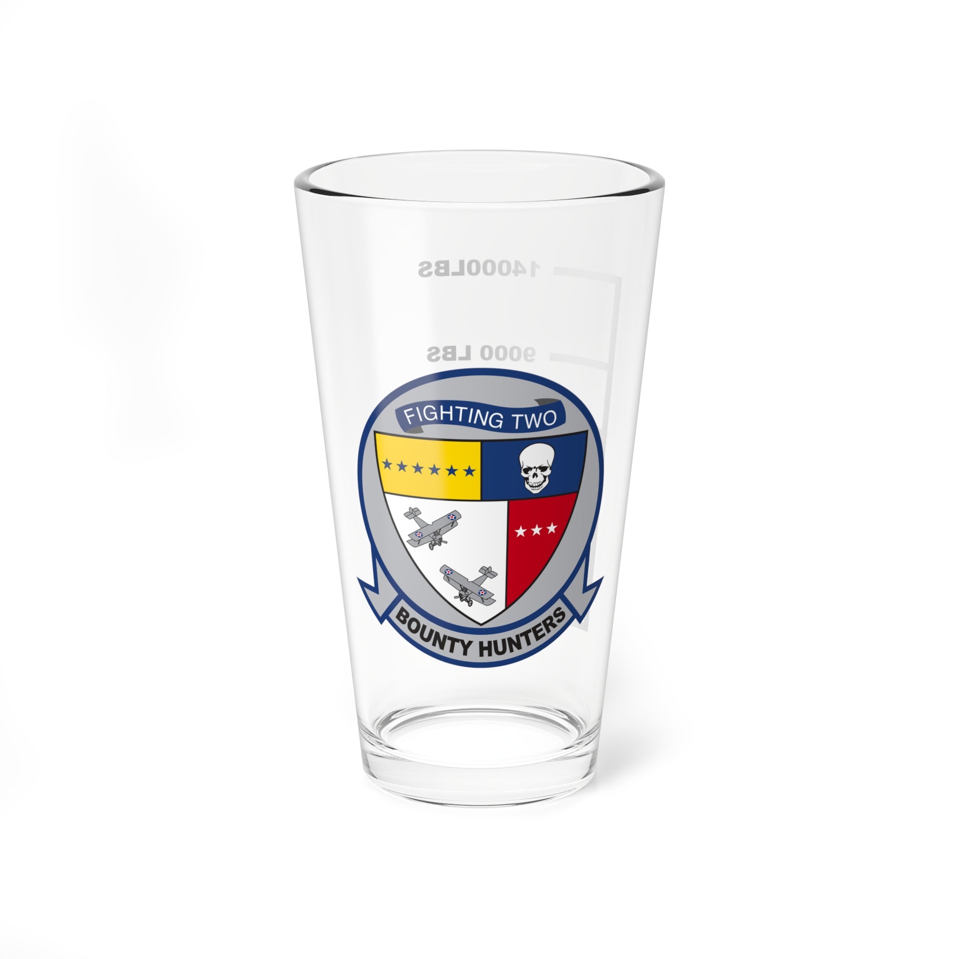 VFA-2 Bounty Hunters Fuel Low Pint Glass