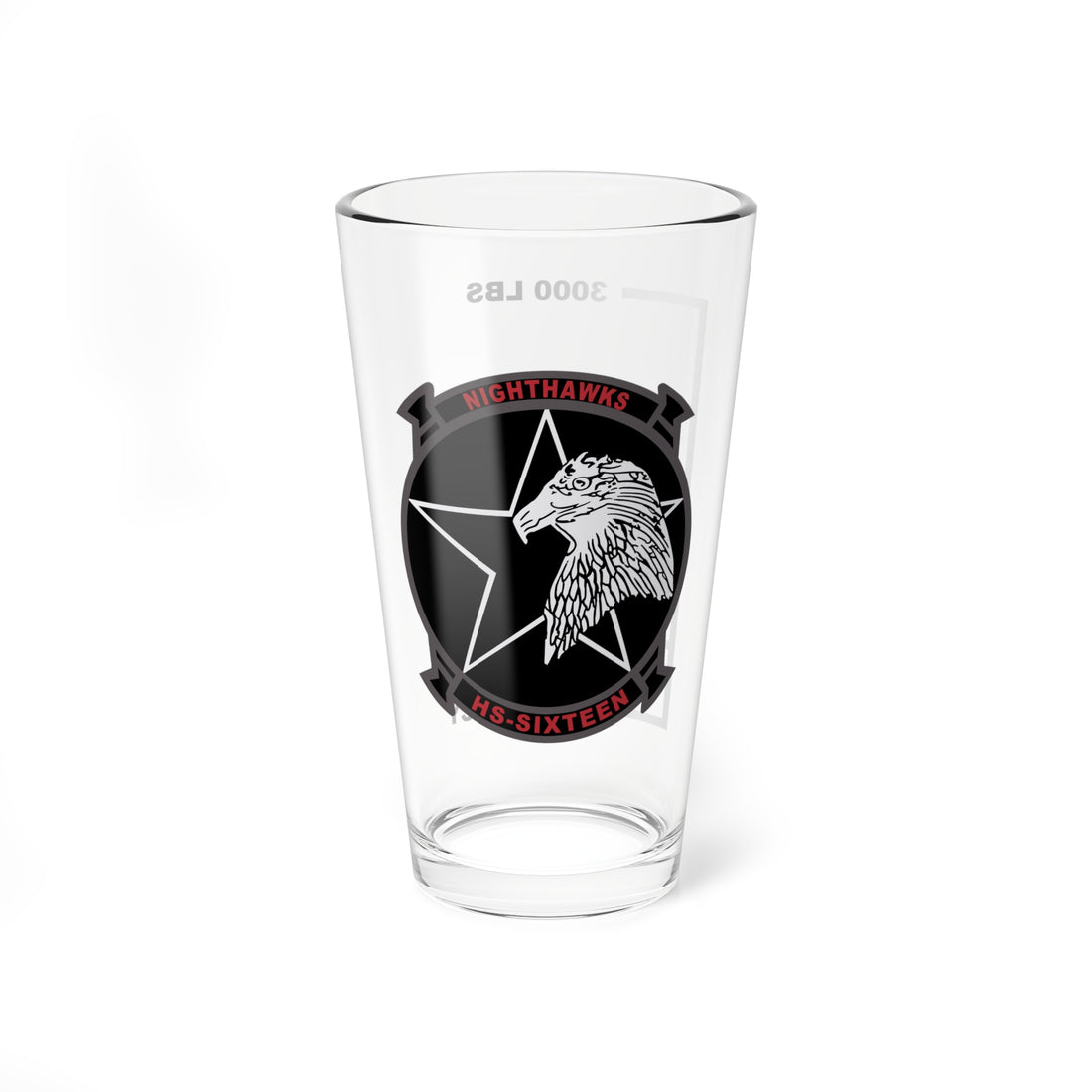 HS-16 Nighthawks Fuel Low Pint Glass Mixing Glass 16oz