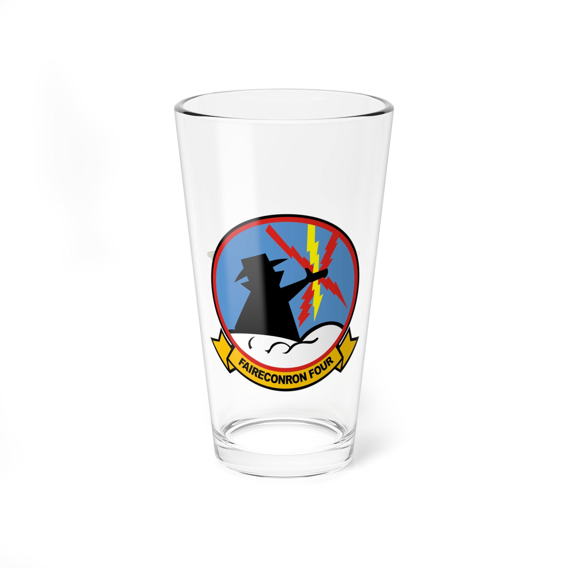 VQ-4 Shadows Alternate Patch Naval Flight Officer Wings Pint Glass