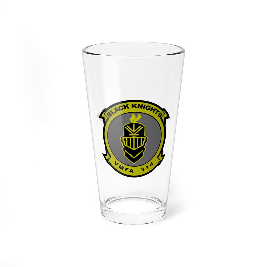 VMFA-314 Black Knights Aviator Pint Glass 16oz