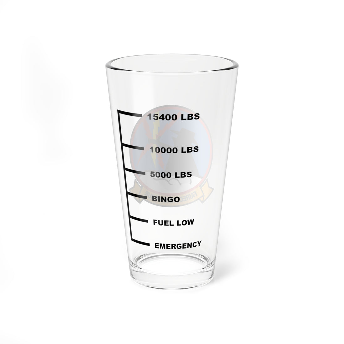 VQ-4 Shadows Alternate Patch Fuel Low Pint Glass